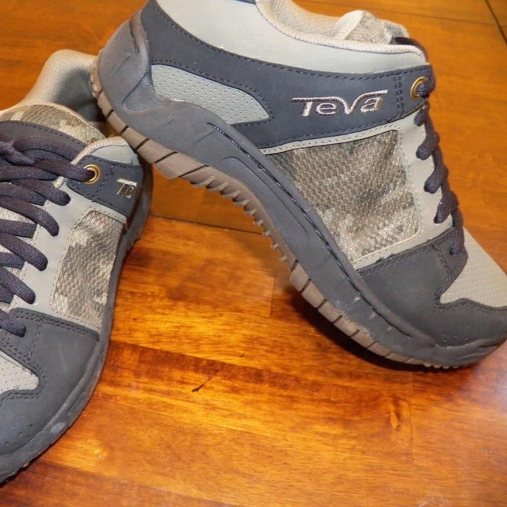New TEVA Mens US 7 Gnar Green Camo Skater Shoes